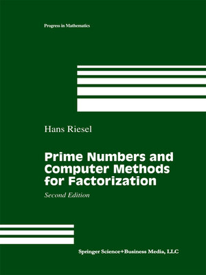 cover image of Prime Numbers and Computer Methods for Factorization